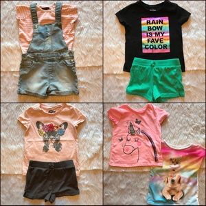 Toddler Girls Summer Clothes Bundle - Size 3t